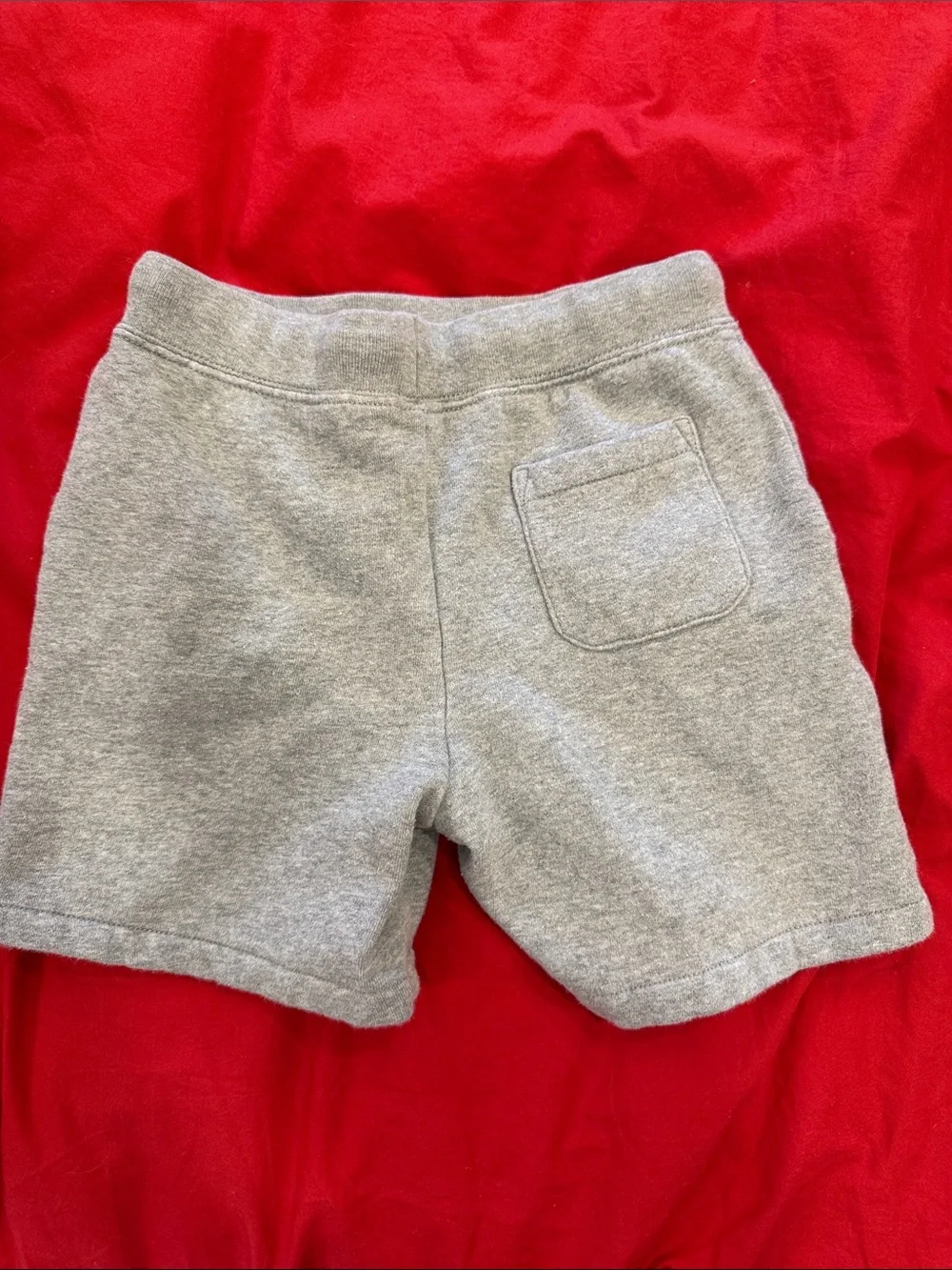 EUC Ralph Lauren boys Grey Fleece Kids Shorts size 7